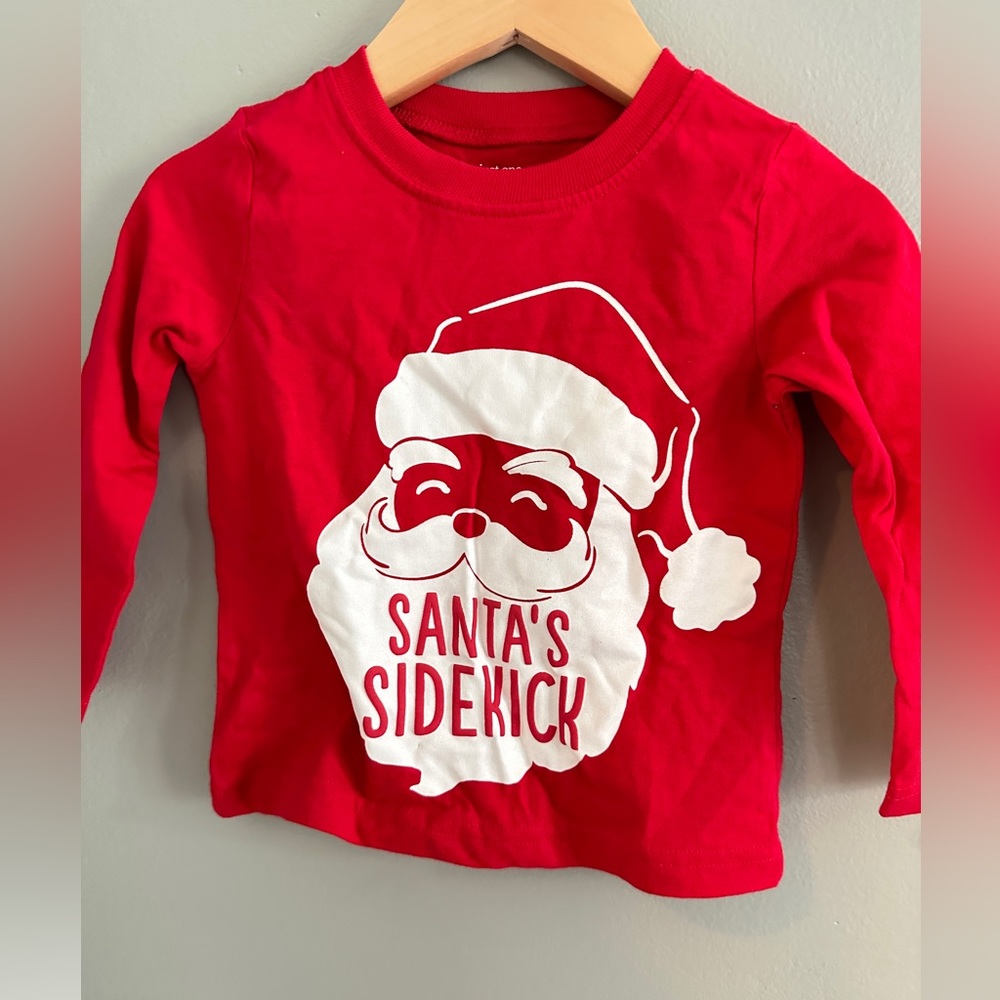 Carters Santa Tee